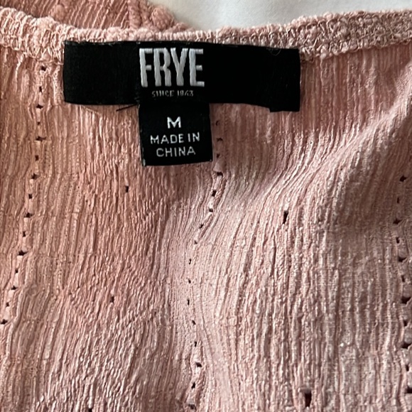 Frye Embroidered Long Sleeve Peasant Top - Picture 3 of 3